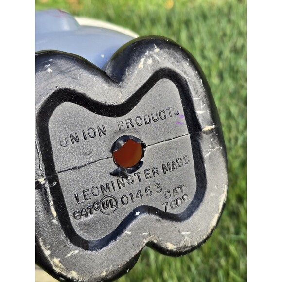 HTF Vtg Christmas Blow Mold Union Products Gray Santa Mouse (New Cord & LED Bulb - Picture 12 of 12